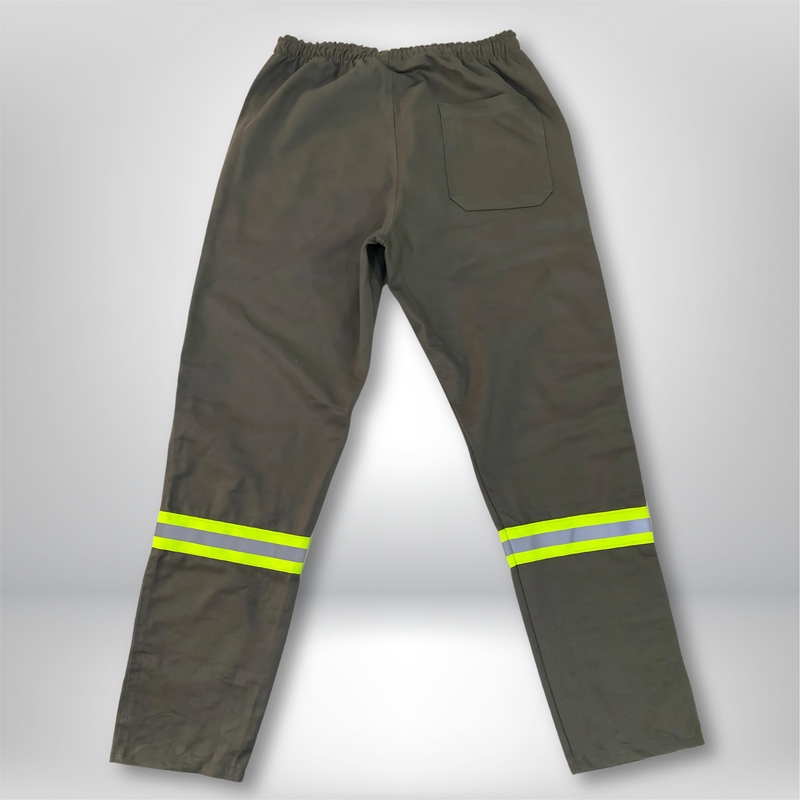 Calça Brim Uniforme (Fita Refletiva)