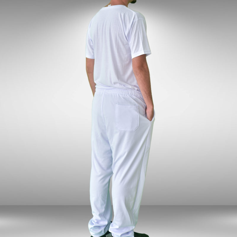 Kit Camiseta e Calça branca